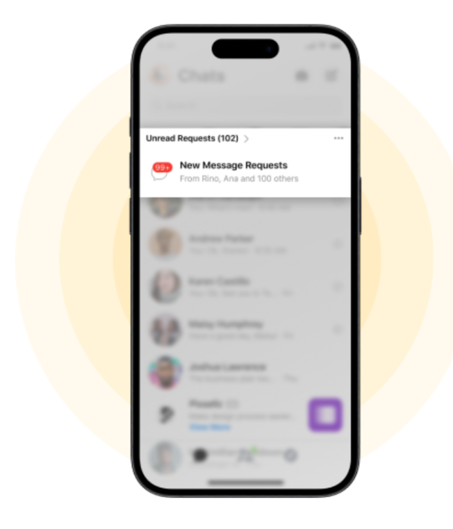 Order and message notifications