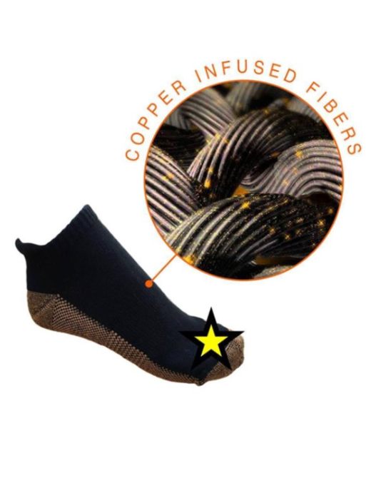 Copper-infused socks